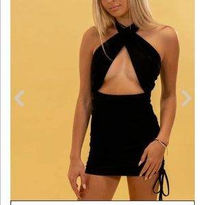 Isabelles cabinet sitting pretty black dress NWOT size small